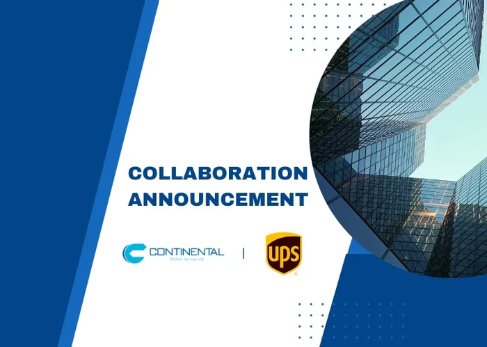 Continental正式宣布與UPS攜手合作，為台灣賣家提供全球運輸方案
